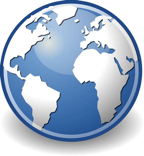 globe on the web.